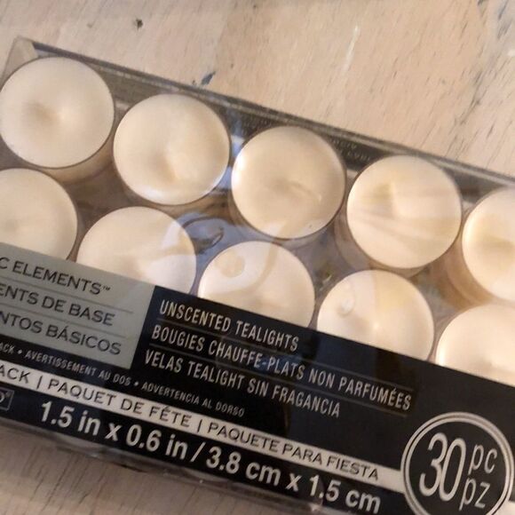 NEW 30 PCs Unscented tea lights. - Picture 6 of 6